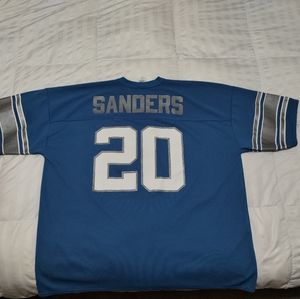 Barry Sanders LOGO 7 1990s Jersey 🔥